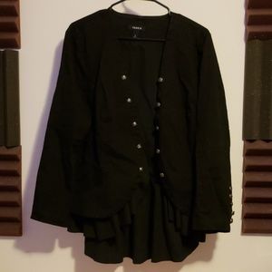 Black Torrid Military Style Jacket